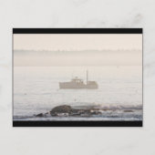 ロブスターボートオフ山デザートアイランドメイン ポストカード (正面)