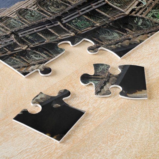 ロブスターボート、ムシャボーム、ノヴァスコシア、カナダ ジグソーパズル (側面)