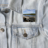 ロブスターボート、ムシャボーム、ノヴァスコシア、カナダ 缶バッジ (インサイチュ)