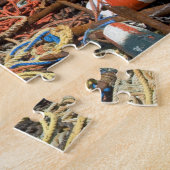 ロブスターポット、ブイ及び波止場のロープ ジグソーパズル (側面)