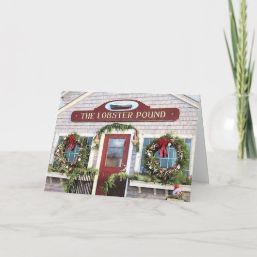 ロブスターポンド休日 カード (正面)