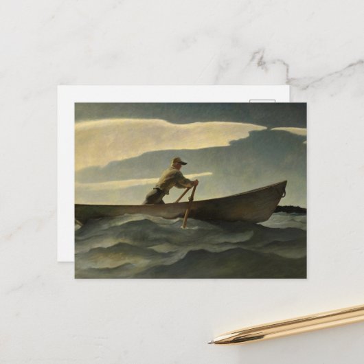 ロブスターマン、N.C.ワイエスの寮マン ポストカード (正面/裏面インサイチュ)