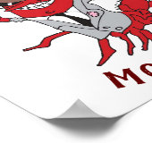 ロブスターモブおもしろいスター🦞ギャング素晴らしギフト ポスター (角)