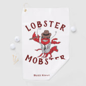 ロブスターモブ🦞漫画おもしろいギャング ゴルフタオル (インサイチュ)
