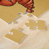 ロブスターモブ🦞漫画おもしろいギャング ジグソーパズル (側面)