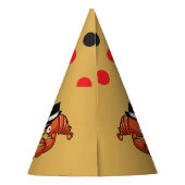 ロブスターモブ🦞漫画おもしろいギャング パーティーハット (裏面)