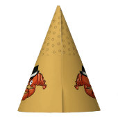 ロブスターモブ🦞漫画おもしろいギャング パーティーハット (裏面)