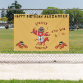 ロブスターモブ🦞漫画おもしろいギャング 横断幕 (インサイチュ)