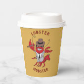 ロブスターモブ🦞漫画おもしろいギャング 紙コップ (正面)