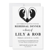 ロブスターラブ航海のリハーサル夕食招待状