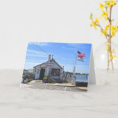 ロブスターランディングノテカード カード (黄色い花)