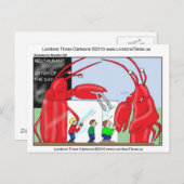 ロブスターレストラおもしろいンティースマグカップ&ギフト ポストカード (正面/裏面)