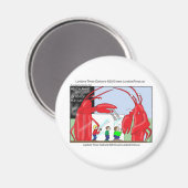 ロブスターレストラおもしろいンティースマグカップ&ギフト マグネット (正面/裏面)