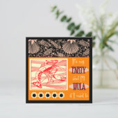 ロブスターレトロルアウ(ハワイ式宴会)フラパーティの招待状 招待状 (スタンド正面)