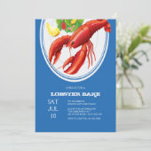 ロブスター上のプレート 招待状 (スタンド正面)