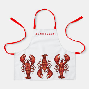 ロブスター個人用の小さなエプロン エプロン