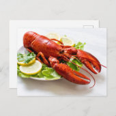ロブスター写真 ポストカード (正面/裏面)