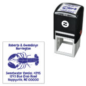 ロブスター名とアドレスの再利用可能 セルフインキングスタンプ (インサイチュ)