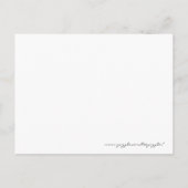 ロブスター好きの招待 インビテーションポストカード (裏面)