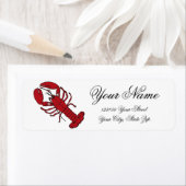 ロブスター差出人住所ラベル ラベル (インサイチュ)