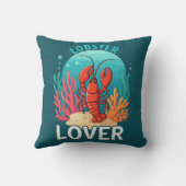 ロブスター恋人 クッション (裏面)