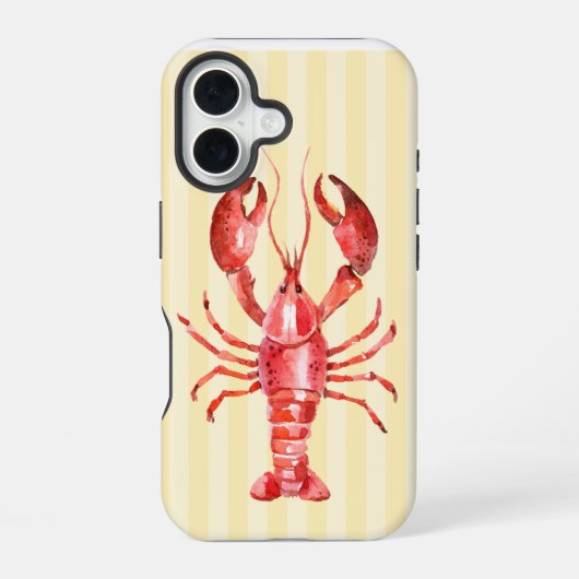 ロブスター携帯ケース iPhone 16ケース (裏面)
