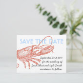 ロブスター日付の保存 案内ポストカード (スタンド正面)