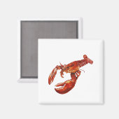 ロブスター水色 マグネット (正面/裏面)