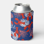 ロブスター沸騰パーティー赤と青の魚介類 缶クーラー (缶正面)