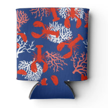 ロブスター沸騰パーティー赤と青の魚介類