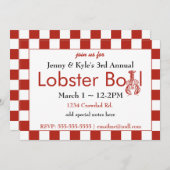 ロブスター沸騰招待状 招待状 (正面/裏面)