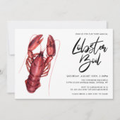 ロブスター沸騰 招待状 (正面)