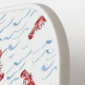 ロブスター波模様モノグラム ピックルボールラケット (左詳細)