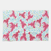 ロブスター湾 キッチンタオル (横)