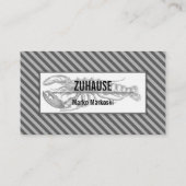 ロブスター白黒 名刺 (裏面)