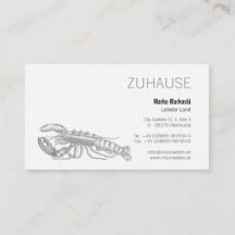 ロブスター白黒