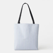 ロブスター絵画 濃紺ストライプ 海辺風 トートバッグ (裏面)