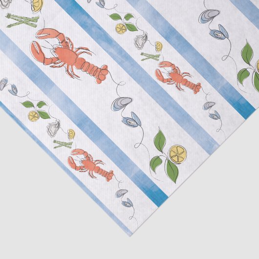 ロブスター航海のシーフードレモンシトラスウォーター 薄葉紙 (詳細)