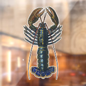 ロブスター貝類シーフードメインクラシック海 ウィンドウサイン (シート2)