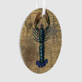 ロブスター貝類シーフードメインクラシック海 オーナメント (正面)