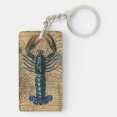 ロブスター貝類シーフードメインクラシック海 キーホルダー (裏面)