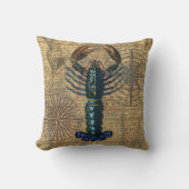 ロブスター貝類シーフードメインクラシック海 クッション (正面)