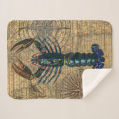 ロブスター貝類シーフードメインクラシック海 シェルパブランケット (正面(横))