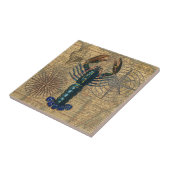 ロブスター貝類シーフードメインクラシック海 タイル (側面)