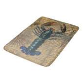 ロブスター貝類シーフードメインクラシック海 バスマット (アングル)