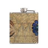 ロブスター貝類シーフードメインクラシック海 フラスク (裏面)