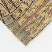 ロブスター貝類シーフードメインクラシック海 フリースブランケット (角)