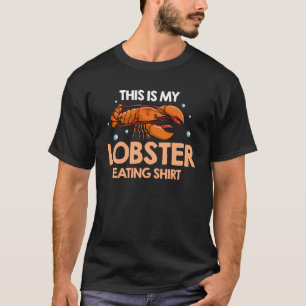 ロブスター転がテイルシーフード Tシャツ
