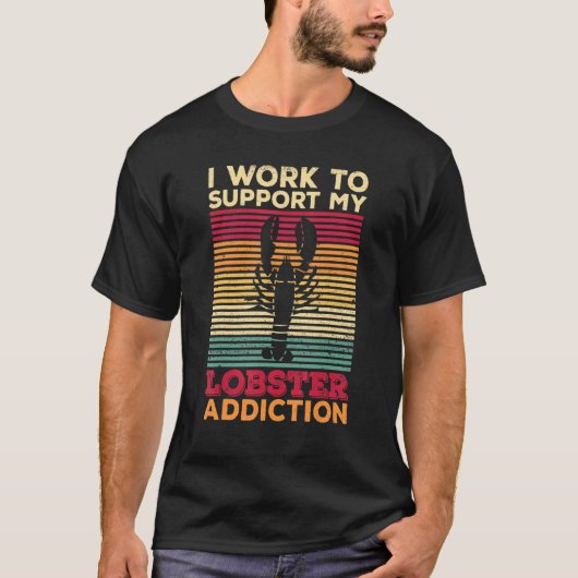 ロブスター食べ物のロブスター1 Tシャツ (正面)