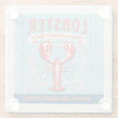 ロブスター鮮度の取れた毎日 |メイン ガラスコースター (裏面)